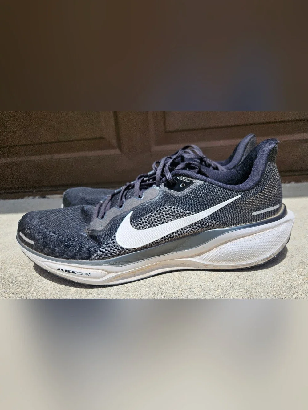 Nike Air Zoom Pegasus 41 Black White Running Shoes Men's 15 FD2722-002 EUR 49.5